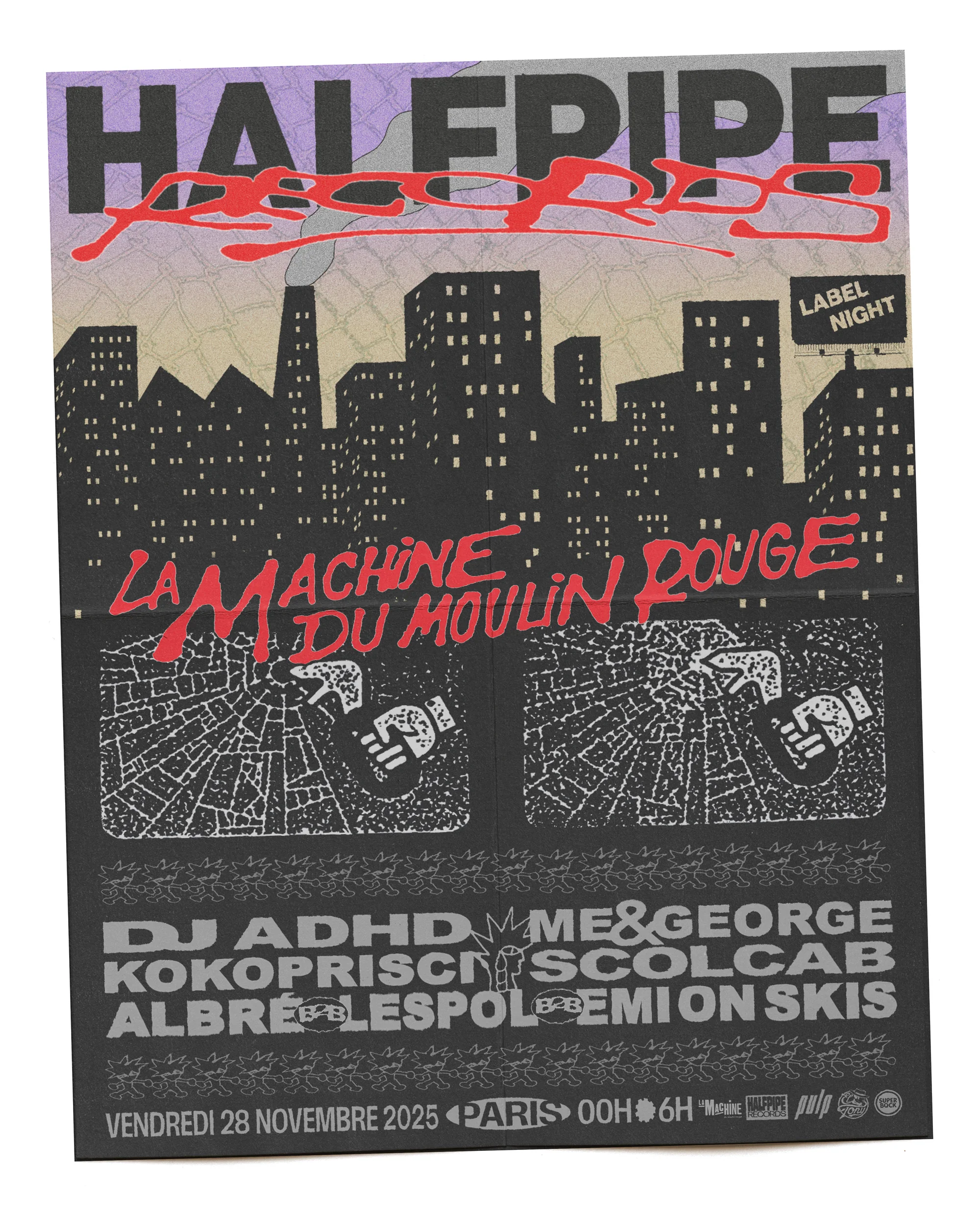 Halfpipe Records Label Night — La Machine du Moulin Rouge, image 1